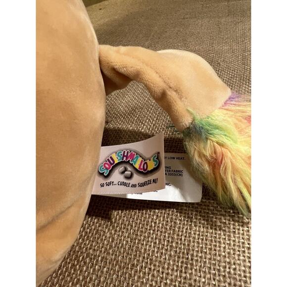 Sqishmallows Leonard The Lion With Rainbow Mane By Kellytoys - Picture 3 of 12